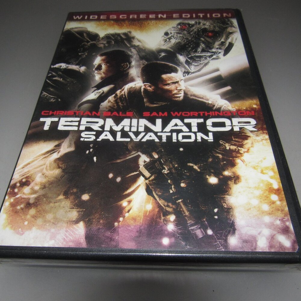 Terminator Salvation (DVD, 2009, Widescreen Edition) Christian Bale – New Sealed
